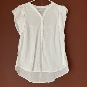 NWOT thin white summer blouse